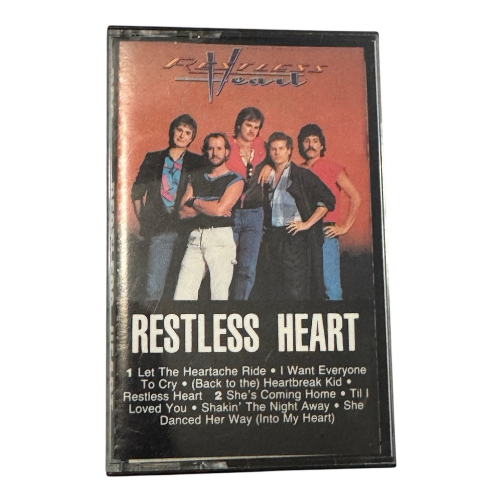 Restless Heart Self Titled Cassette 1985 RCA records‎